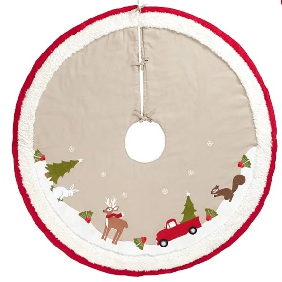Pottery Barn Kids Woodland Tree Skirt - Picture 1 of 5